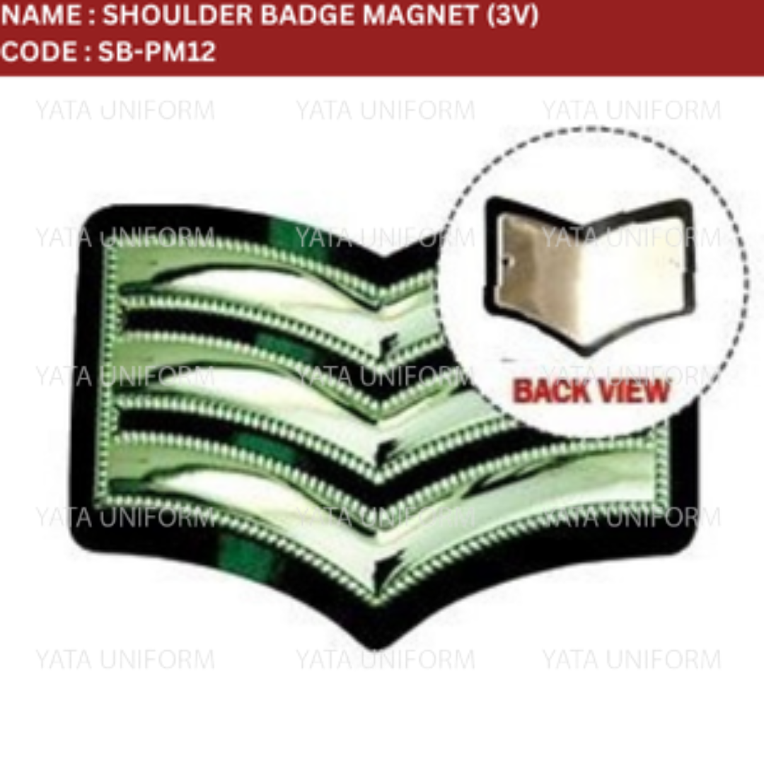 SHOULDER BADGE MAGNET DARK GREEN - Image 3