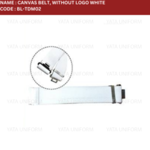 Canvas Belt Without Logo White