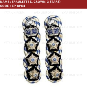 Epaulette (1 Crown, 3 Stars)
