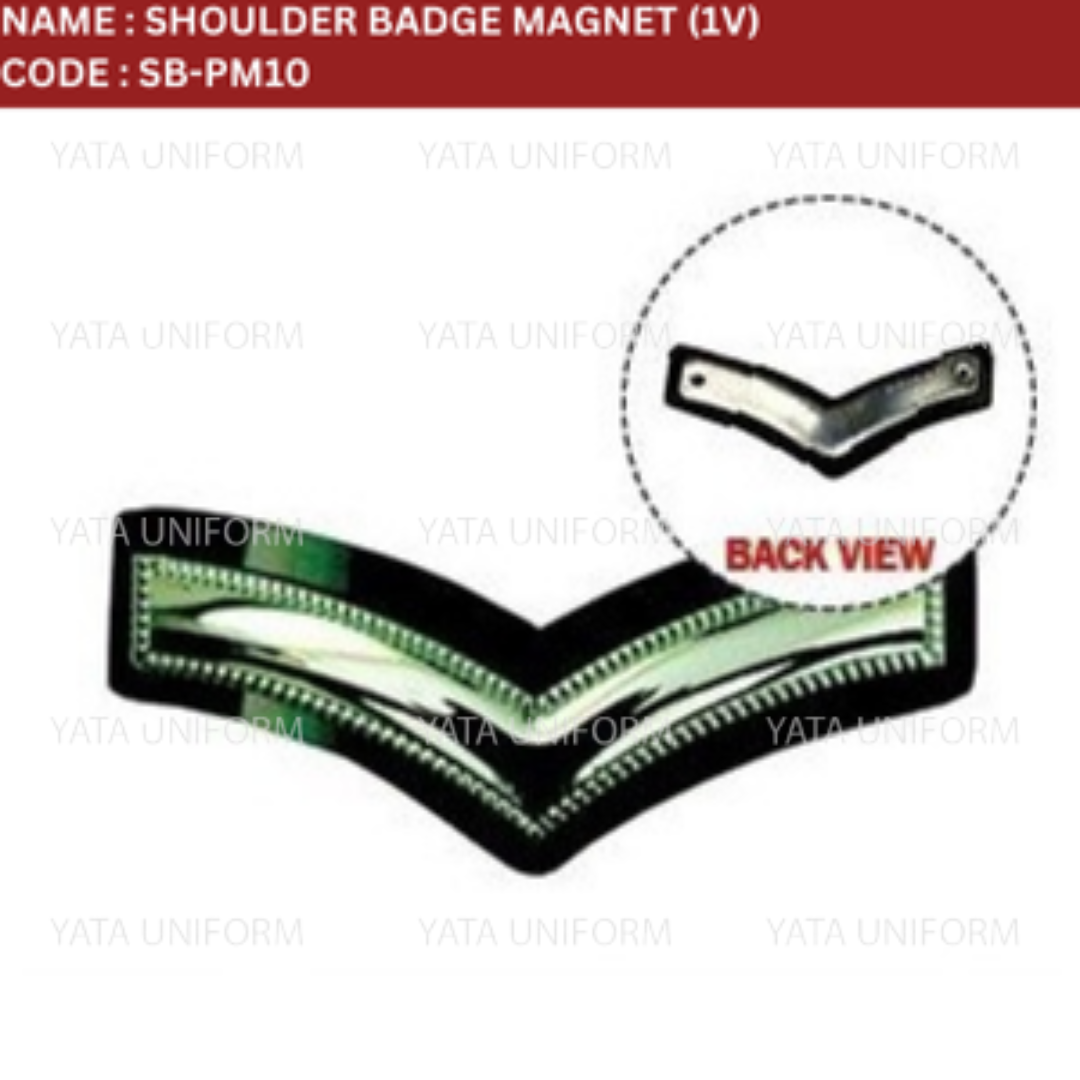 SHOULDER BADGE MAGNET DARK GREEN