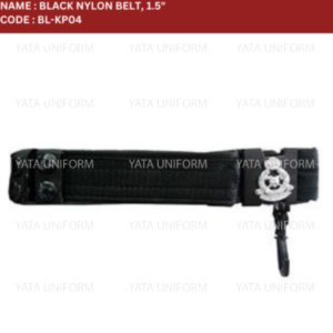 Black Nylon Belt (1.5")