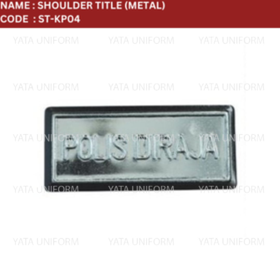 Shoulder Title (Metal)