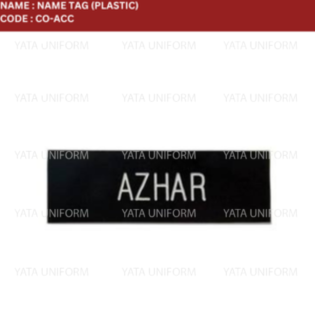 Name Tag (Plastic)