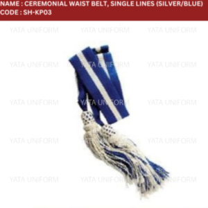 Ceremonial Waist Belt (Silver/Blue)