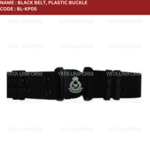 Black Belt, Plastic Buckle