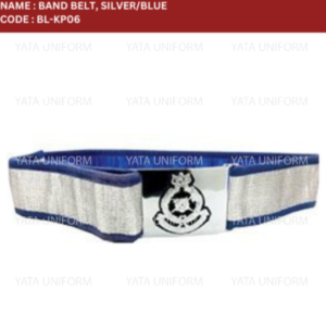 Band Belt Silver/Blue