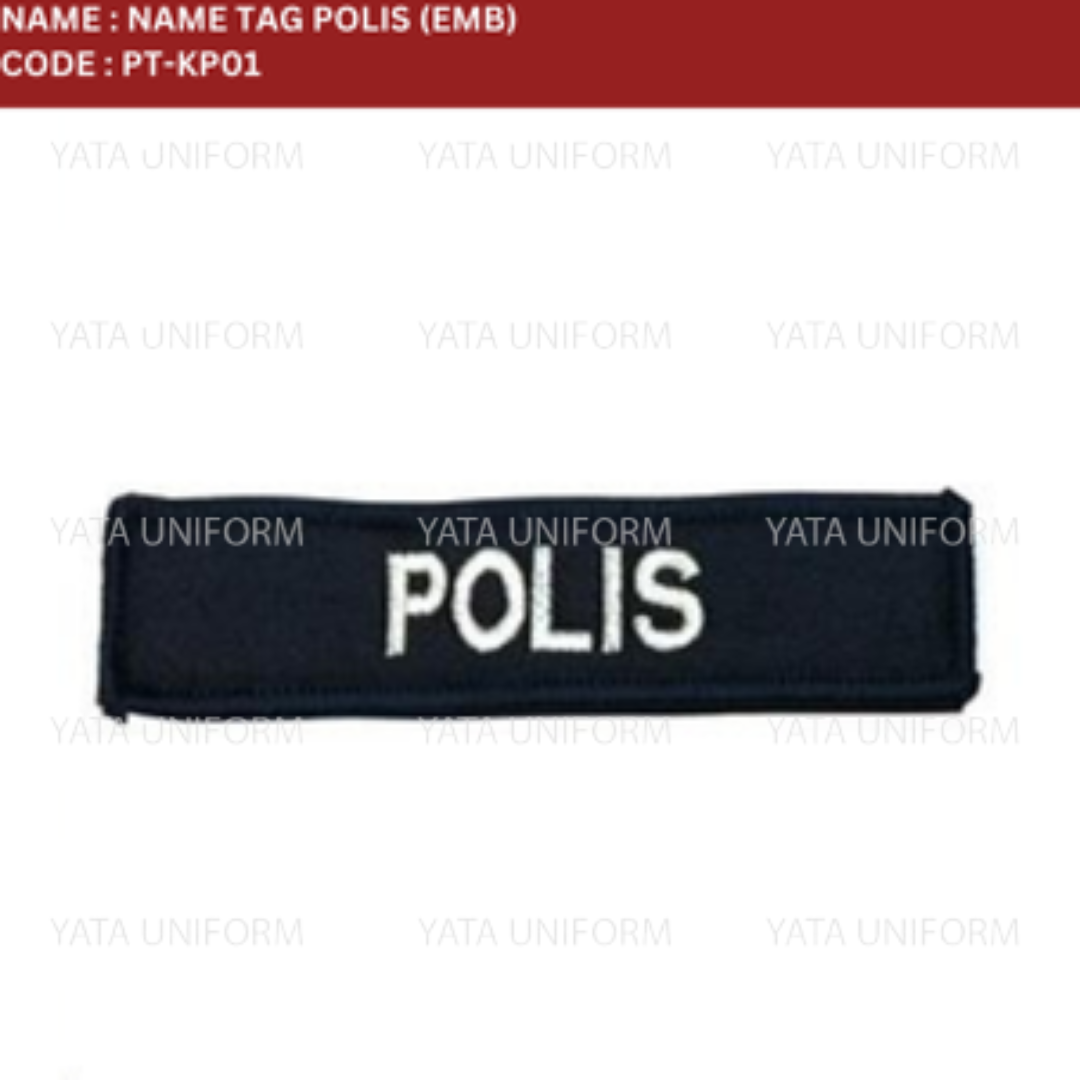 Name Tag POLIS (Emb)