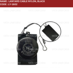 Lanyard Card Nylon Black