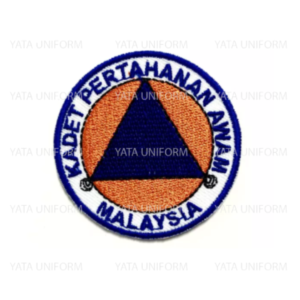 Kadet Pertahanan Awam Round Shoulder Logo
